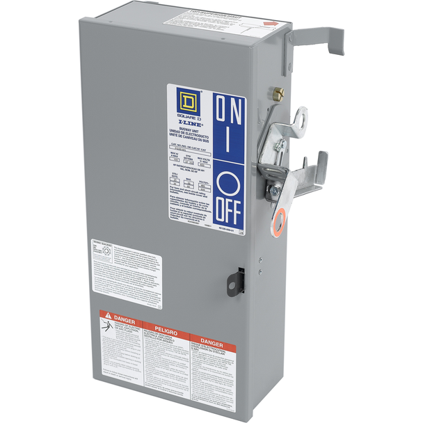 Schneider Electric PQ3610G Busway, I-Line, Fusible plug in unit, 100A, 600V, 3 pole, Class H fuse