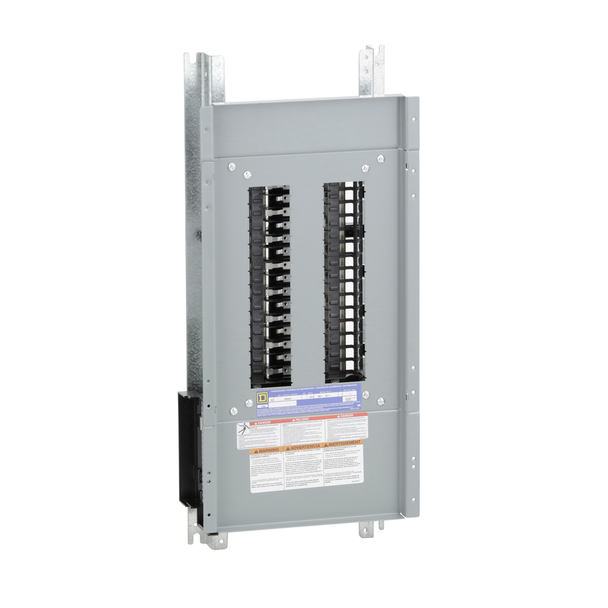 Schneider Electric NQ30L2C Panelboard interior, NQ, main lugs, 225A, Cu bus, 30 pole spaces, 1 phase, 3 wire, 240VAC, 48VDC