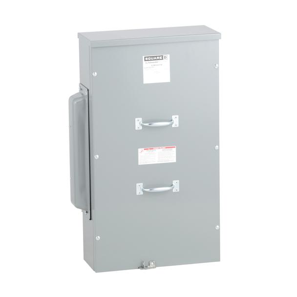 Schneider Electric EZM1600TB Main lugs unit, EZ Meter-Pak, 600A, 120/240VAC, 1ph/3W, 800A bus, OH/UG, Type 3R