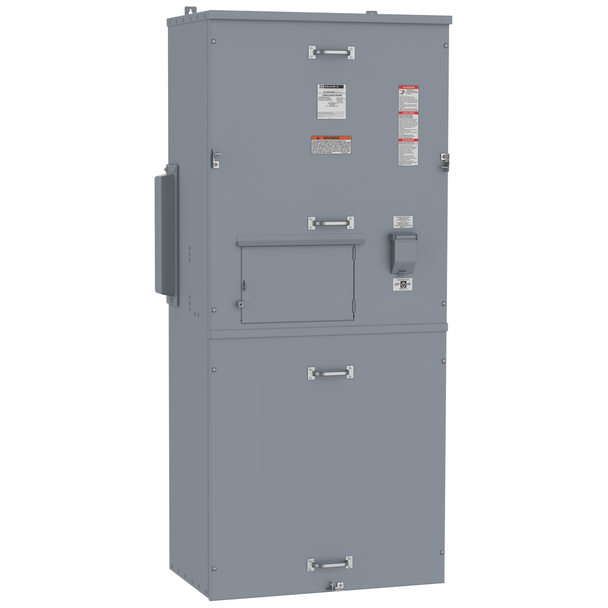 Schneider Electric EZM31600GCBCMS Main circuit breaker unit, EZ Meter-Pak, 1600A, 240VAC max, 3ph/4W, 1200A bus, 65kA, OH/UG, Type 3R, ERMS