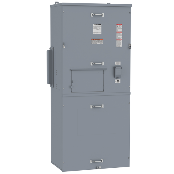 Schneider Electric EZM11600GCBCMS Main circuit breaker unit, EZ Meter-Pak, 1600A, 120/240VAC, 1ph/3W, 1200A bus, 65kA, OH/UG, Type 3R, ERMS