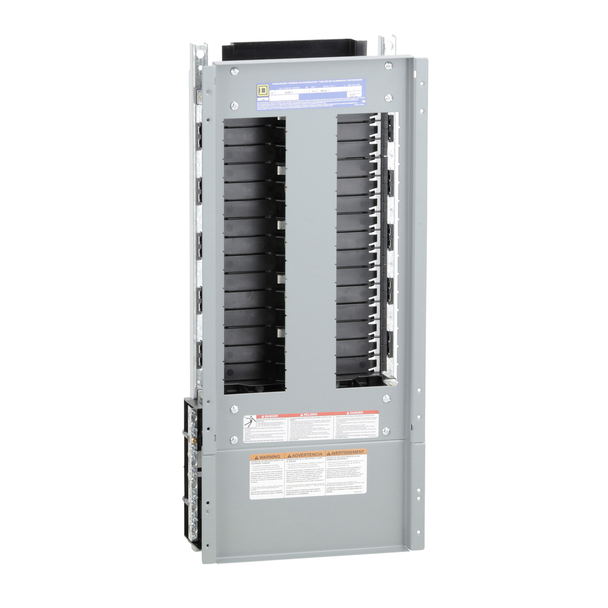 Schneider Electric NF430L1C Panelboard interior, NF, main lugs, 125A, Cu bus, 30 pole spaces, 3 phase, 4 wire, 600Y/347VAC max