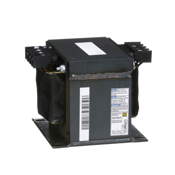 Schneider Electric 9070T1000D15 Transformer, Type T, industrial control, 1000VA, 1 phase, 240x480V primary, 25/120V secondary, 115C rise