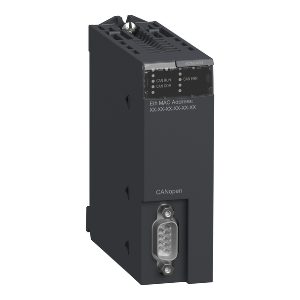 Schneider Electric BMECXM0100H communication module, Modicon X80, CANopen, master, hardened