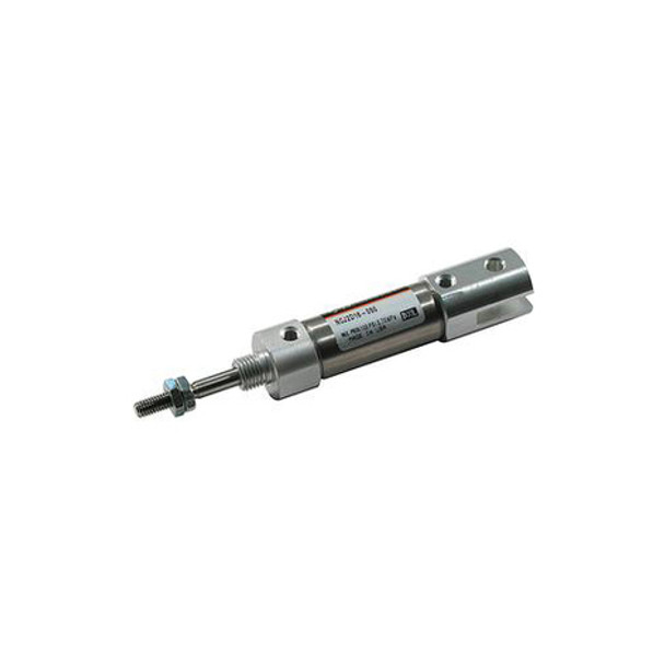 SMC - NCDJ2B10-050R-B - NCDJ2B10-050R-B Round Body Non-Repairable Air Cylinder - .3750 in Bore x 0.5000 in Stroke, Double-Acting, Basic Mount, Single Rod, #6-40 Rod Size, #10-32 Female UNF