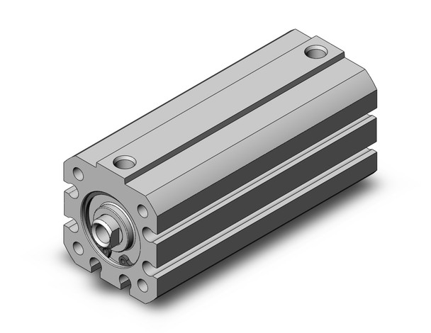 <h2>NC(D)Q8, Compact Cylinder, Double Acting, Single Rod</h2><p><h3>SMC s double acting, single rod version of the NCQ8 series is a square body, compact interchange type cylinder that allows close center to center mounting.  Mounting of the auto switch is easy and is mountable on multi-sides. Use of the retaining ring method improves maintenance performance. Replacing seals is easily obtained by removing the collar. </h3>- Double acting, single rod type<br>- Cylinder stroke range: 1/8  to 4 <br>- Maximum operating pressure: 200PSI<br>- Operating temperature range: 15 - 150 F<br>- Auto switch capable<br>- <p><a href="https://content2.smcetech.com/pdf/NCQ8.pdf" target="_blank">Series Catalog</a>