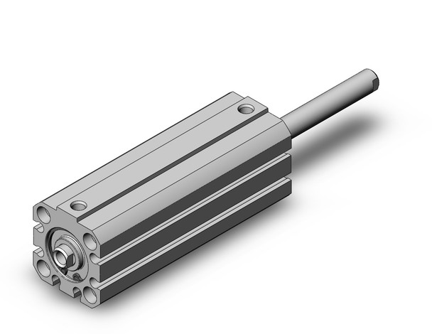 <h2>NC(D)Q8W, Compact Cylinder, Double Acting, Double Rod</h2><p><h3>SMC s double acting, double rod version of the NCQ8 series is a square body, compact interchange type cylinder that allows close center to center mounting.  Mounting of the auto switch is easy and is mountable on multi-sides. Use of the retaining ring method improves maintenance performance. Replacing seals is easily obtained by removing the collar.</h3>- Double acting, double rod type<br>- Cylinder stroke range: 1/8    4 <br>- Maximum operating pressure: 200PSI<br>- Operating temperature range: 15   150 F<br>- Auto switch capable<br>- <p><a href="https://content2.smcetech.com/pdf/NCQ8.pdf" target="_blank">Series Catalog</a>