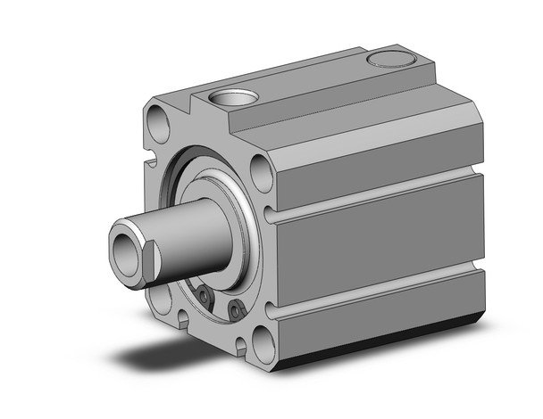 <h2>NC(D)Q8, Compact Cylinder, Single Acting, Single Rod</h2><p><h3>SMC s single acting, single rod version of the NCQ8 series is a square body, compact interchange type cylinder that allows close center to center mounting.  Mounting of the auto switch is easy and is mountable on multi-sides. Use of the retaining ring method improves maintenance performance. Replacing seals is easily obtained by removing the collar.</h3>- Single acting, single rod type<br>- Cylinder stroke range: 1/8  to 2 <br>- Maximum operating pressure: 200PSI<br>- Operating temperature range: 15 - 150 F<br>- Auto switch capable<br>- <p><a href="https://content2.smcetech.com/pdf/NCQ8.pdf" target="_blank">Series Catalog</a>