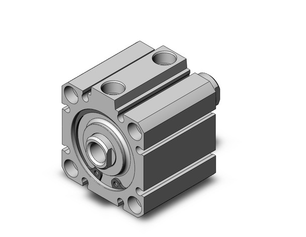 <h2>NC(D)Q8W, Compact Cylinder, Double Acting, Double Rod</h2><p><h3>SMC s double acting, double rod version of the NCQ8 series is a square body, compact interchange type cylinder that allows close center to center mounting.  Mounting of the auto switch is easy and is mountable on multi-sides. Use of the retaining ring method improves maintenance performance. Replacing seals is easily obtained by removing the collar.</h3>- Double acting, double rod type<br>- Cylinder stroke range: 1/8    4 <br>- Maximum operating pressure: 200PSI<br>- Operating temperature range: 15   150 F<br>- Auto switch capable<br>- <p><a href="https://content2.smcetech.com/pdf/NCQ8.pdf" target="_blank">Series Catalog</a>