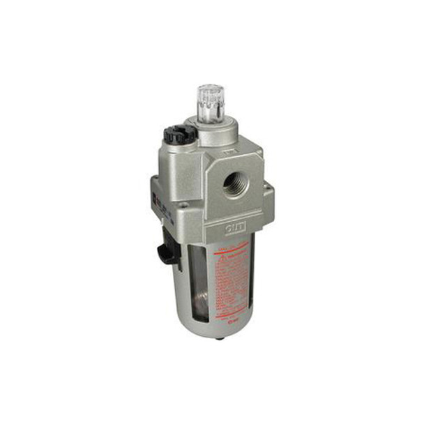 SMC - AL30-N03B-36RWZ - AL30-N03B-36RWZ Standard Air Lubricator - 60 ft??/min Maximum Flow Rate, 55 cm?? Oil Capacity, 3/8 NPT Ports, Nylon Bowl