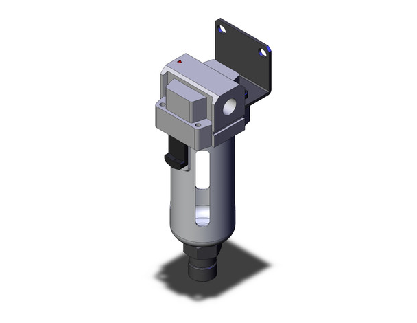 <h2>AMJ, Drain Separator for Vacuum</h2><p><h3>Series AMJ is effective for removing water droplets from the air sucked into vacuum pumps and ejectors. Over 90% of droplets can be removed through the use of a special water droplet removing element. The provision of a drain cock makes it possible to discharge the drain manually after breaking the vacuum. Even when the element is saturated with water, there is almost no drop in pressure (increase in resistance).<br>- </h3>- <p><a href="https://content2.smcetech.com/pdf/AMJ.pdf" target="_blank">Series Catalog</a>