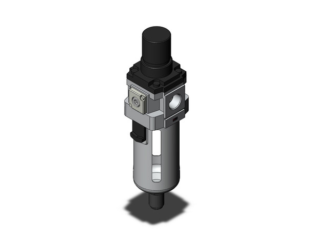 <h2>AWM, Mist Separator with Regulator, Modular</h2><p><h3>Combining a mist separator and regulator into one unit simplifies piping and installation. This combination controls the filtration to 0.3 m, for applications that require cleaner air than regular filtration, such as air blow off. As part of the family of modular air preparation units, the AWM can be combined with other similar sized products. This series is available with port sizes from 1/8 to 1/2 with NPT, Rc or G threads. Many standard options can also be ordered such as auto-drain, gauges, etc.<br>- </h3>- Modular style mist separator<br>- Filtration: 0.3 m<br>- Three body sizes: 1/8, 3/8 and 1/2<br>- Port size: 1/8, 1/4, 3/8 and 1/2<br>- Minimizes space and piping<br>- Note: AWM will be discontinued in the near future.  New designs are encouraged to use AWM-D.<br>- <p><a href="https://content2.smcetech.com/pdf/AWD.pdf" target="_blank">Series Catalog</a>