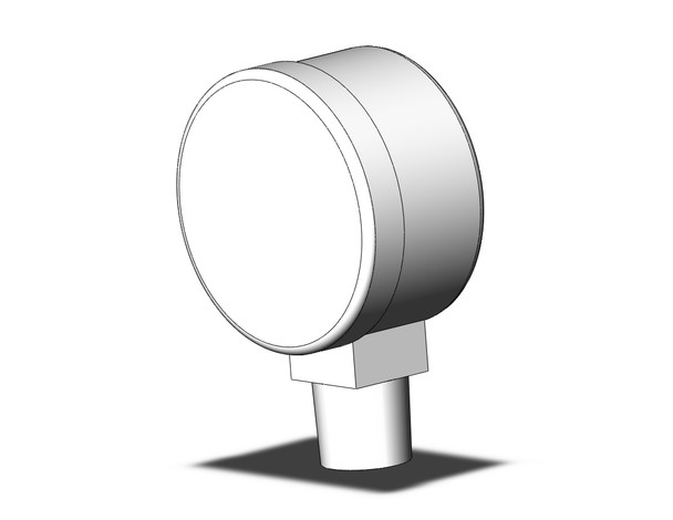 SMC GA33-10-01 Gauge, Bottom Ported