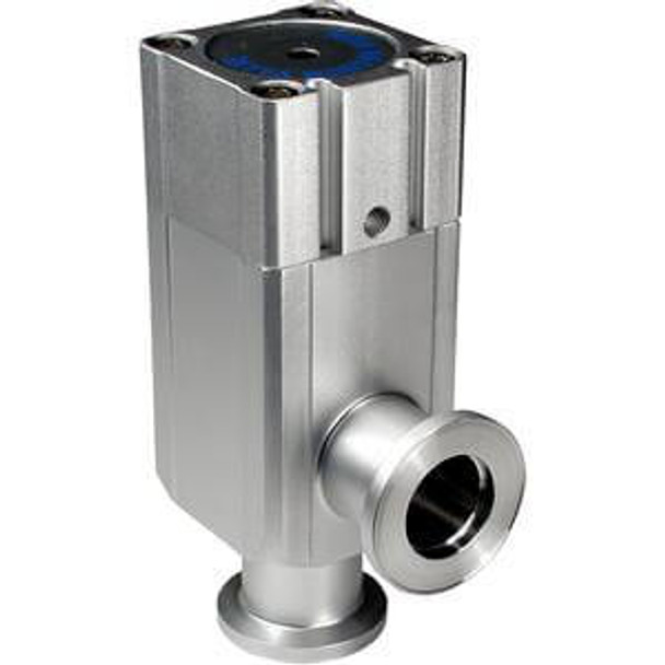 SMC XLD-63D Aluminum, High Vacuum Angle Valve