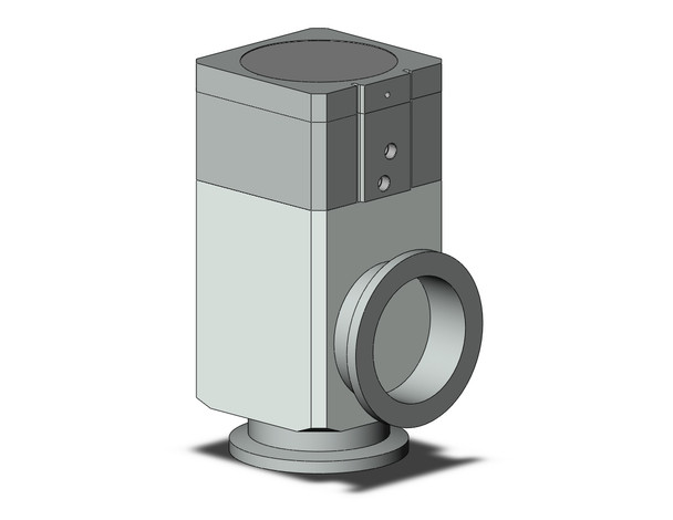 SMC XLD-80 Aluminum, High Vacuum Angle Valve