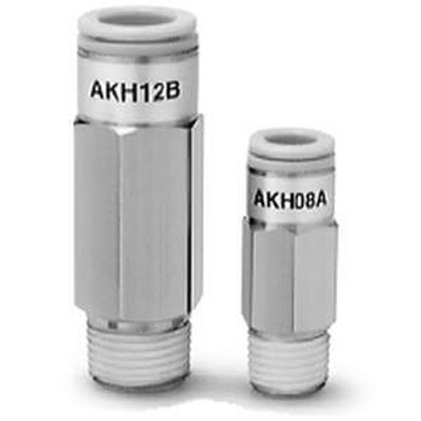SMC AKH03B-U10/32 check valve, m/connector, inch