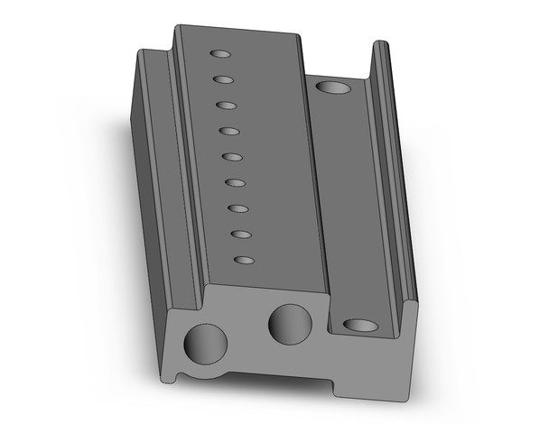 SMC SS073B01-08C Base Mount, Bar Type Manifold