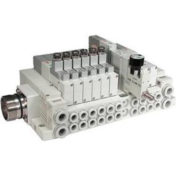 SMC SS5V1-W16CD-12B-N1 ss5v 12 station manifold, cassette base