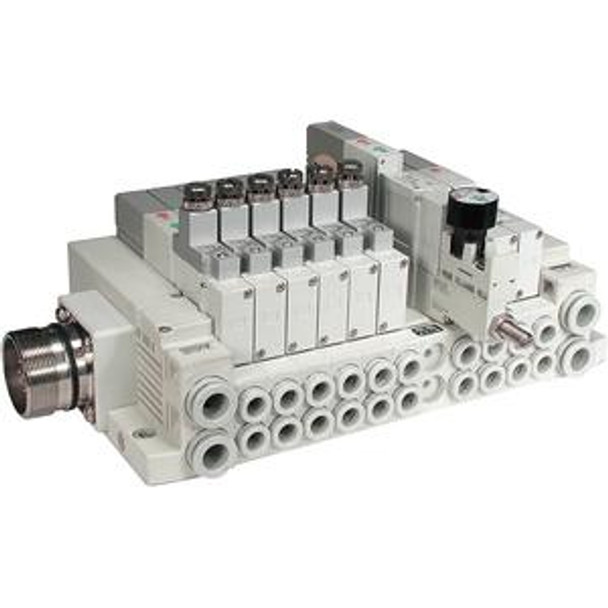 SMC SS5V2-W16CD-04B-N7 Ss5V 04 Station Manifold, Cassette Base