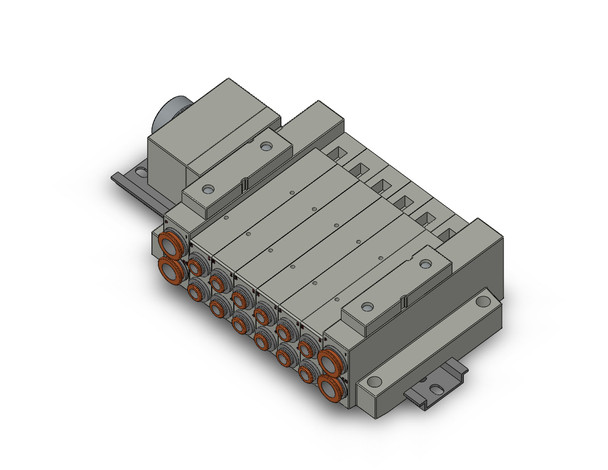 SMC SS5V2-W16CD-06B-C6 4/5 Port Solenoid Valve