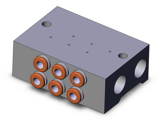 SMC SS5YJ3-32-03-C4 Syj 5 Port Valve Manifold