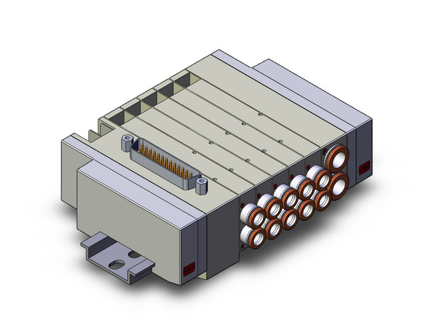 SMC SS5Y3-45NFD-05U-N7 4/5 Port Solenoid Valve