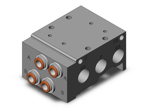 SMC SS5Y5-42-02-N7T 4/5 Port Solenoid Valve