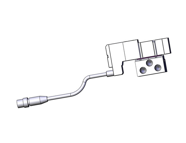 SMC SV1A00-5W4U-01 4/5 port solenoid valve 4 position dual 3 port (n.c./n.c.)