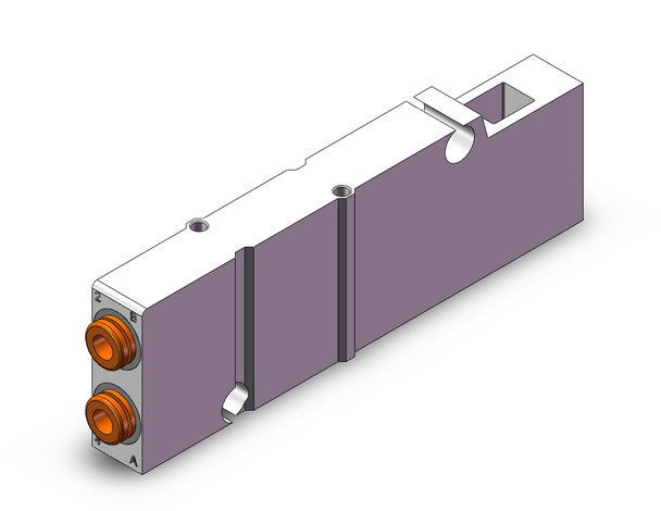 SMC SV1000-50-2A-N3 4/5 port solenoid valve mfld, block tie rod style