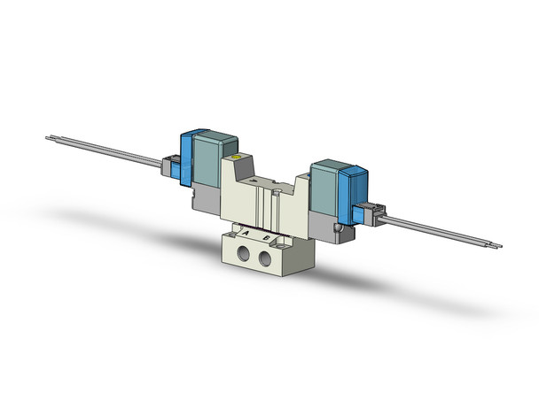 <h2>SYJ3000, 5 Port Solenoid Valve, Base Mounted &amp; Body Ported</h2><p><h3>The SYJ Valve is an innovative combination of space efficiency and performance superiority which provides real value to the design solution. Whether designed in a manifold or used as a single valve, this small profile increases design flexibility and minimizes space requirements. The SYJ valve utilizes a low power (0.5 watts standard) pilot solenoid design, which dramatically reduces thermal heat generation. This improves performance, decreases operating costs, and allows for direct control by PLC output relays. All electrical connections for SYJ Valves are available with lights and surge suppression. SYJ series valves can be configured on base mounted manifolds, or individually on sub-plates, creating a variety of solutions to meet your broadest engineering needs. </h3>- Fluid: air<br>- Operating pressure range: 0.15 - 0.7MPa<br>- Effective area mm 2 (Cv): 5 port body ported 0.9 (0.05)5 port base mounted w/sub-plate 1.8 (0.1)<br>- Coil rated voltage: 3, 5, 6, 12, 24VDC;100, 110, 200, 220VAC<br>- Ambient   fluid temp: max. 50 C<br>- <p><a href="https://content2.smcetech.com/pdf/SYJ_5PT.pdf" target="_blank">Series Catalog</a>