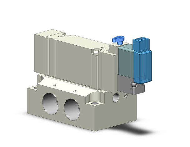 SMC SY5140-5MOZE-02 Valve, Sgl Sol, Base Mt (Dc)