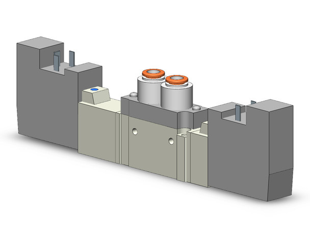 SMC SY5320-5YO-C6 Valve, Dbl Sol, Body Pt