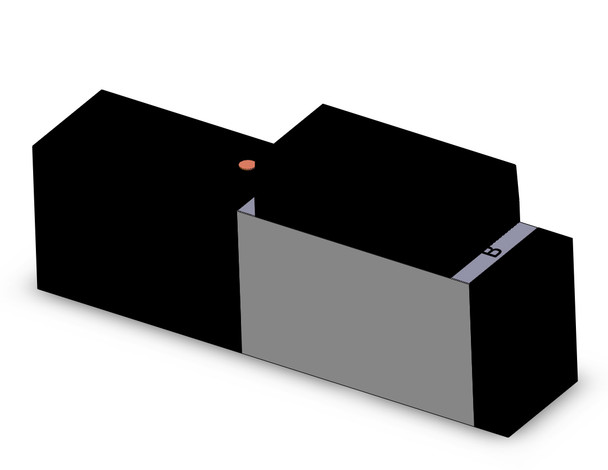 SMC VFR2100-4FZ 4/5 port solenoid valve valve, 5 port solenoid