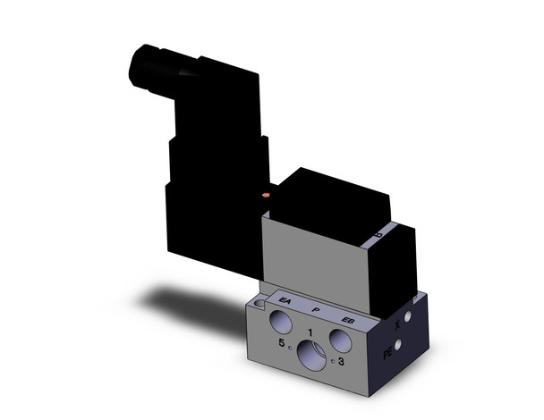 SMC VFR2110-5DZ-02 4/5 port solenoid valve valve sol 24vdc