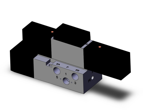 SMC VFR2200-5FZ-01 Valve, 5 Port Solenoid