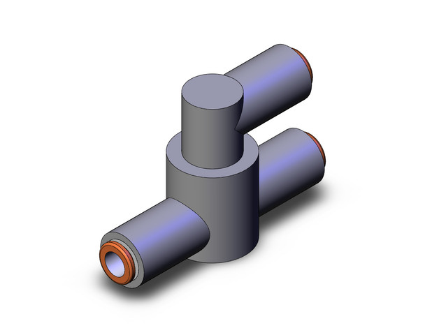 SMC VR1220F-07 check valve shuttle valve w/one-touch fit