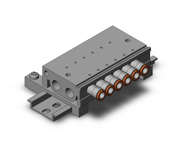 SMC VV3QZ15-06N7TC-D Base Mounted Manifold