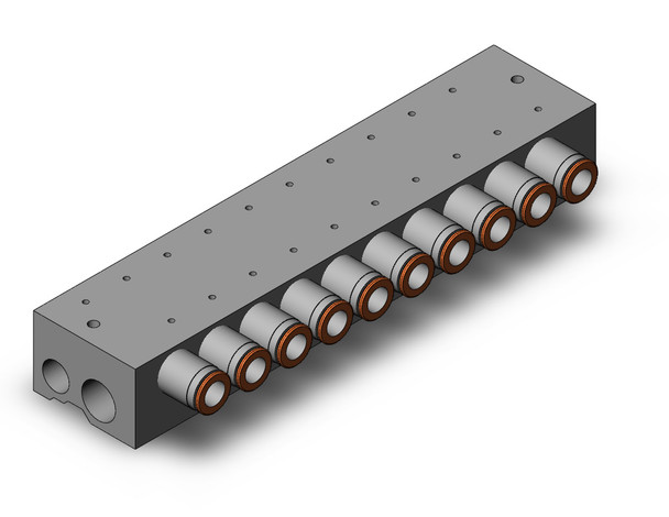 SMC VV3QZ35-10N11TC Base Mounted Manifold