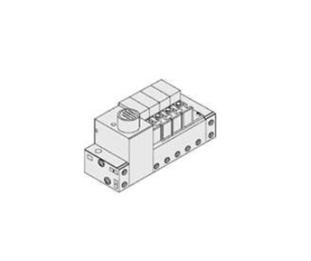 SMC VV3Q11-04CU1 Manifold, 4-Sta Vq100