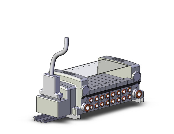 SMC VV5QC21-08N7FD2-DNS Vqc Manifold