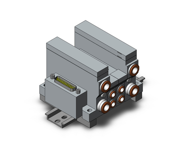 SMC VV5Q21-02N7FU0-D Vv5Q Manifold