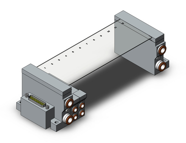 <div class="product-description"><p>vq valves are ideal for applications requiring high speed, frequent operation, stable response time and long service life. innovative mounting methods allow valves to be changed without entirely disassembling the manifold. built-in one-touch fittings save piping time and labor. </p><ul><li>base mounted, plug-in type manifold for vq2*0* valve</li><li>d-sub connector (25 pin standard, 15 pin option)</li><li>top or side receptacle position</li><li>maximum 24 stations available as standard</li><li>12 port sizes available</li><li>optional din rail mount</li></ul><br><div class="product-files"><div><a target="_blank" href="https://automationdistribution.com/content/files/pdf/vq_basemounted.pdf"> series catalog</a></div></div></div>