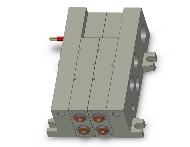 SMC VV5Q41-02N7TLD2 Mfld, Plug-In, Vq4000