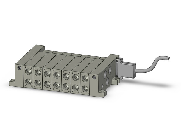 SMC VV5Q41-0703TFU3 4/5 Port Solenoid Valve