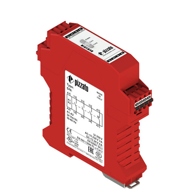 Pizzato CS AR-22X024 Safety module 3NO+1NC, category 3