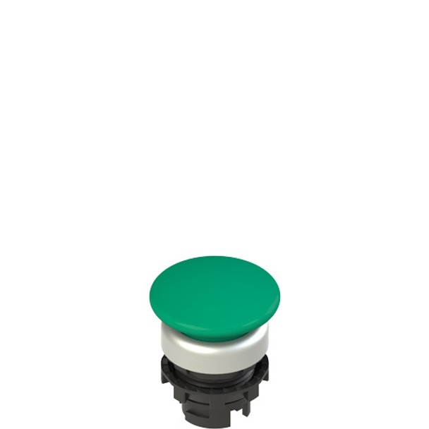 Pizzato E2 1PL2F4490 Illuminated green mushroom pushbutton