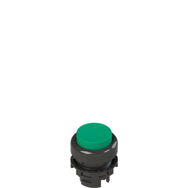 Pizzato E2 1PU2S4210 Spring-return green projecting pushbutton