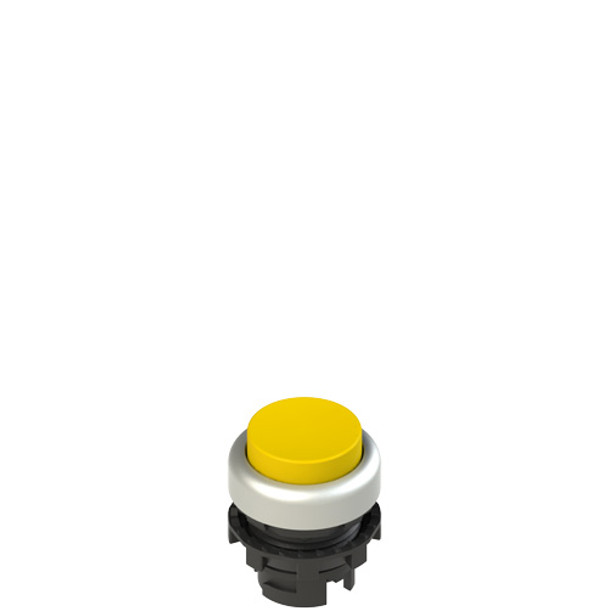 Pizzato E2 1PU2S5290 Spring-return yellow projecting pushbutton