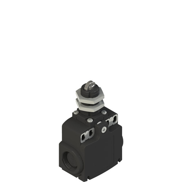 Pizzato FX 713 Position switch with roller and threaded piston plunger