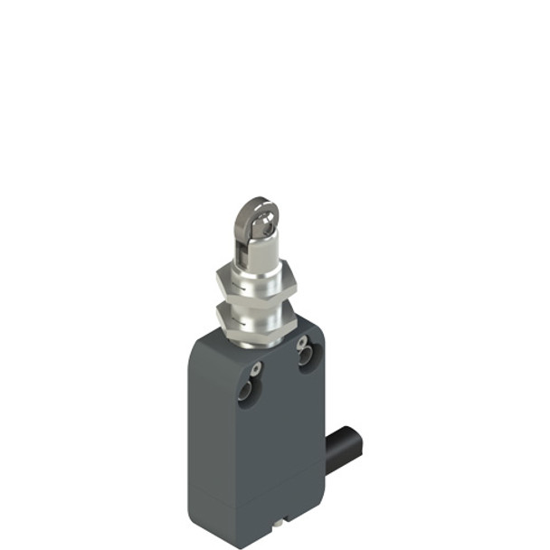 Pizzato NF G110FB-DN2 Modular prewired switch with plunger with roller and M12 threaded bearing
